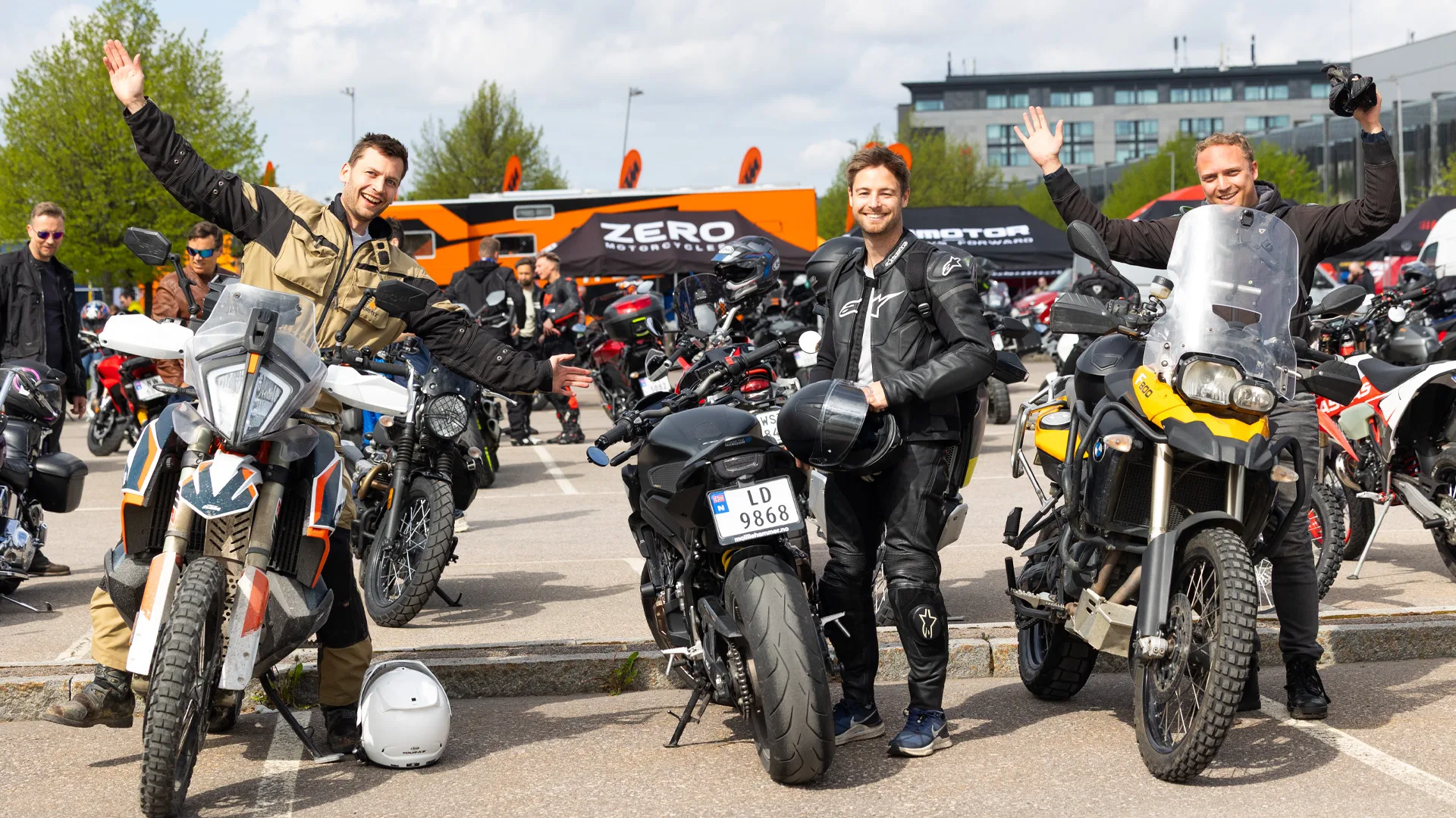 Read more about the article Stor suksess og mange besøkende til Norges største vårmønstring for mc