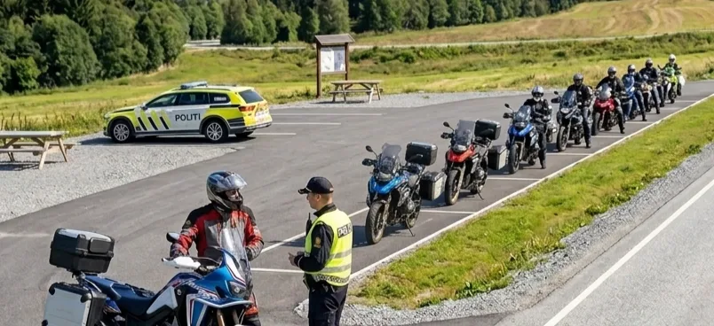 UP skal kontrollere 15.000 motorsykkelførere